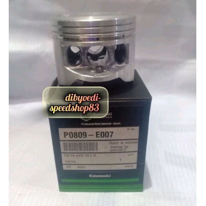 Piston KAZE OV 75 original KAWASAKI genuine parts Seher piston only KAWASAKI KAZE asli OV75