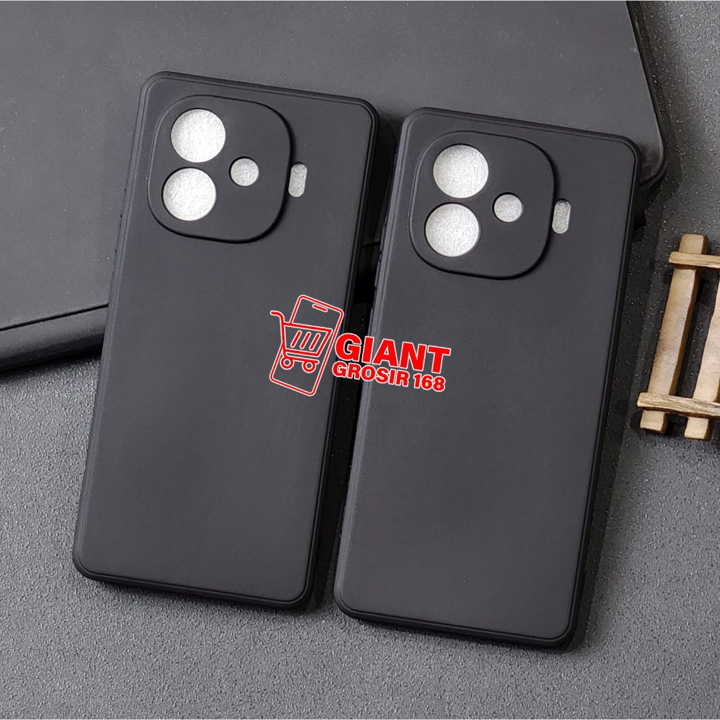 IQOO Z9 5G IQOO Z7 IQOO Z7X CASE MACARON BLACK SILICON BLACK IQOO Z9 5G IQOO Z7 IQOO Z7X