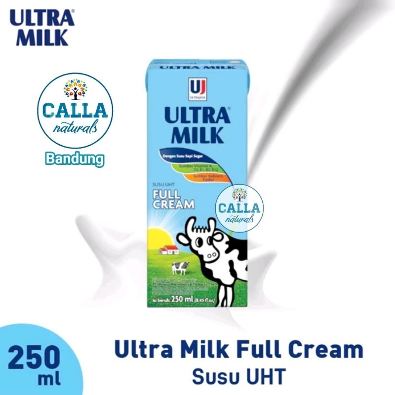 

(250 ml) ULTRA MILK FULL CREAM | SUSU CAIR UHT PLAIN