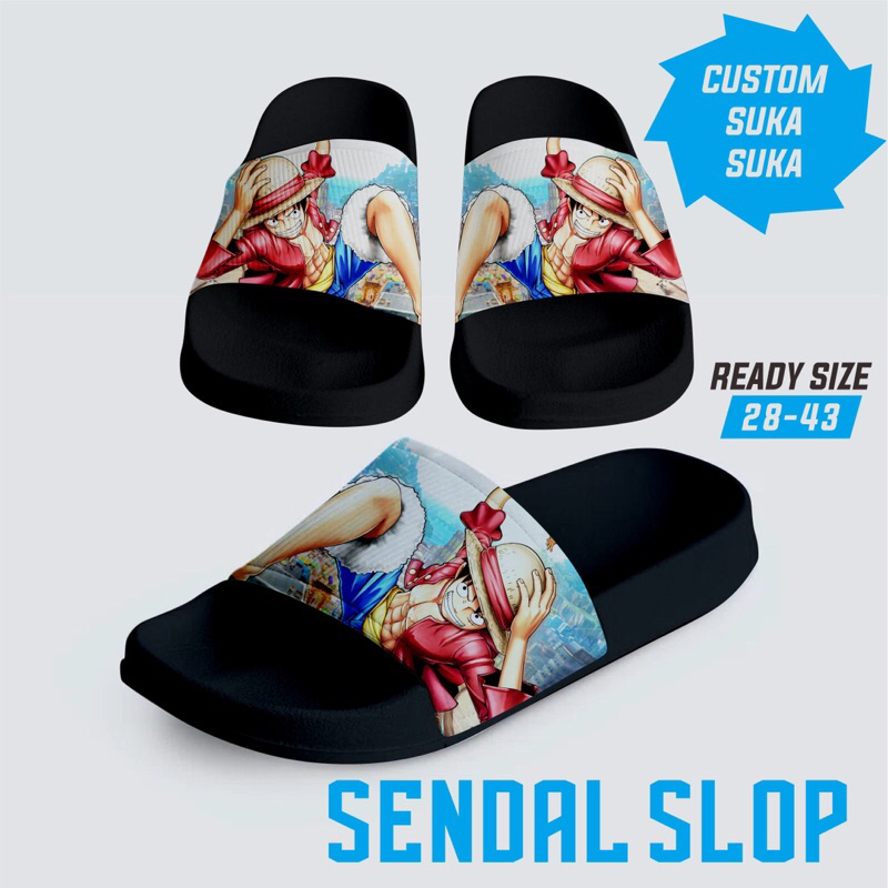 Sandal Slop custom suka suka