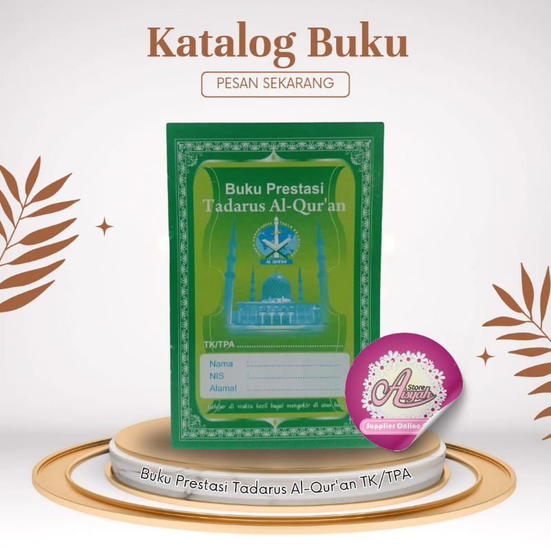 Buku PRESTASI TADARUS AL-QUR'AN