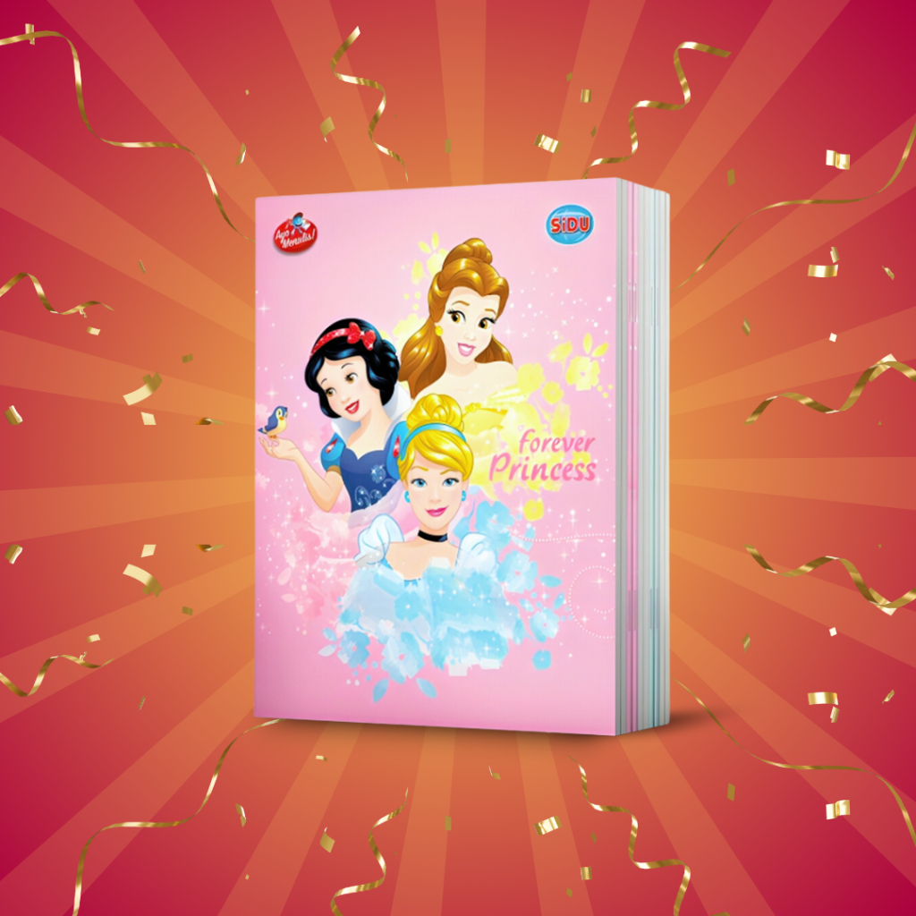 

Buku Tulis Sinar Dunia SIDU Cover Disney Princess 38 Lembar (1 Pack Isi 10 Buku)