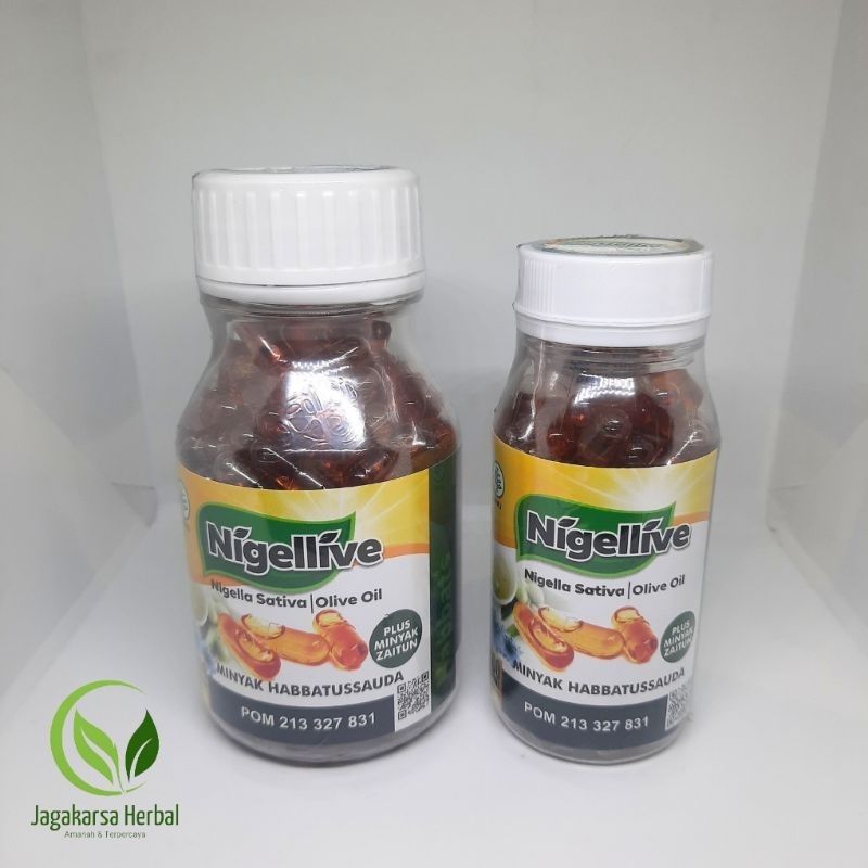 NIGELLIVE Minyak Habbatussauda Plus Minyak Zaitun | Nigellive Minyak Habbatussauda + Minyak Zaitun i