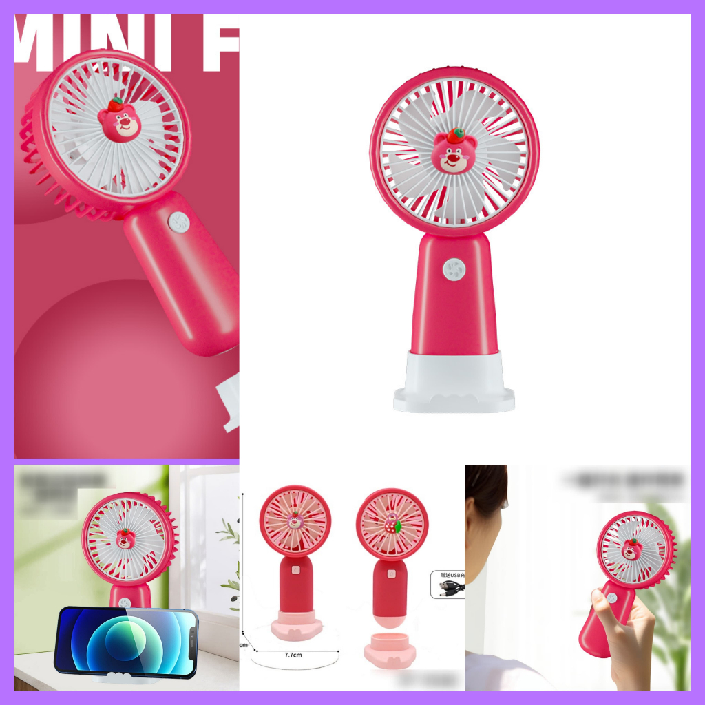 LUCKY CAT - KIPAS ANGIN DUDUK LOTSO SY | MINI USB PORTABLE FAN | KIPAS USB LOTSO | KIPAS GENGGAM LOT