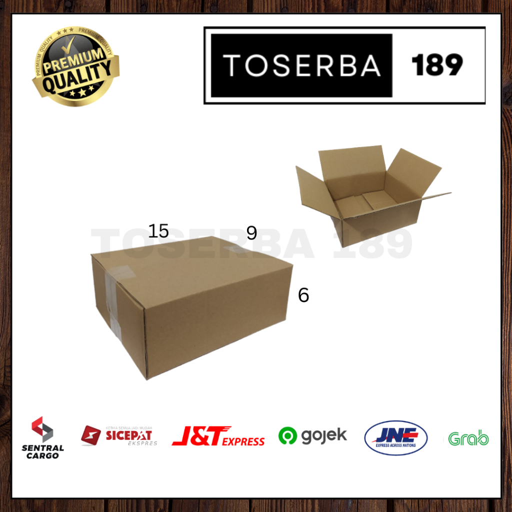 

Kotak kardus box packing uk 15x9x6 SHEET POLOS