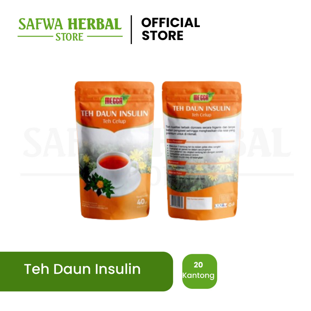 

Teh Daun Insulin | Teh Celup Herbal Alami isi 20 kantong