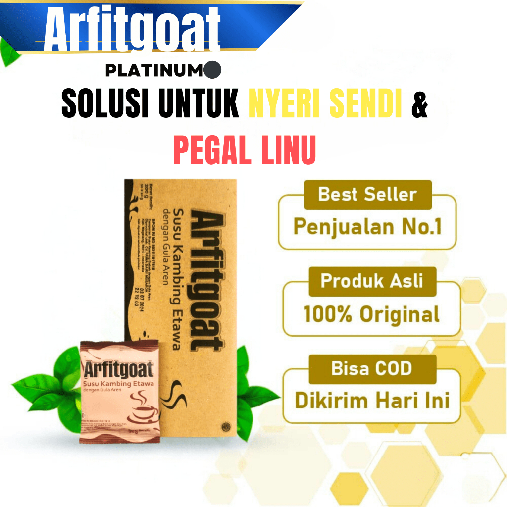 

Arfitgoat Susu Kambing Etawa Gula Aren Arfitgoat Meningkatkan daya tahan dan membantu meredakan nyeri sendi