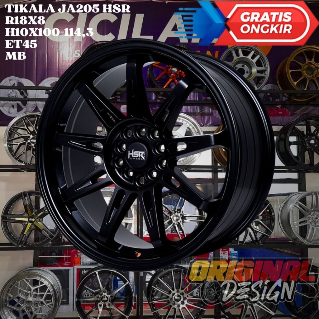 Velg Mobil Ring 18 HSR TIKALA R18 UNTUK SERENA , ALMAZ , TERIOS , RUSH