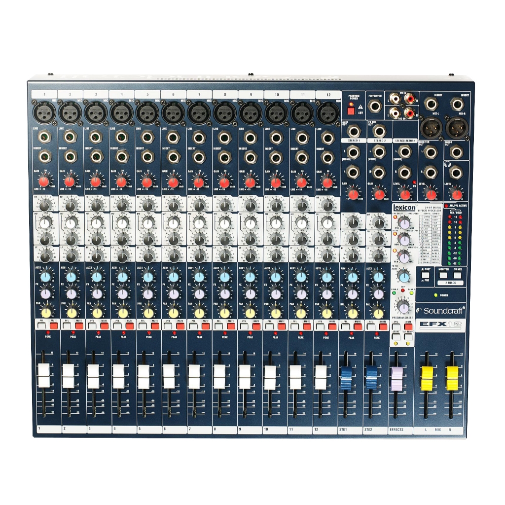 MIXER AUDIO SOUNDCRAFT EFX12 ORIGINAL EFX 12 CHANNEL