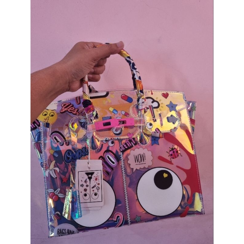 Holo bag Tas Fashion Wanita original Eye Theme - new