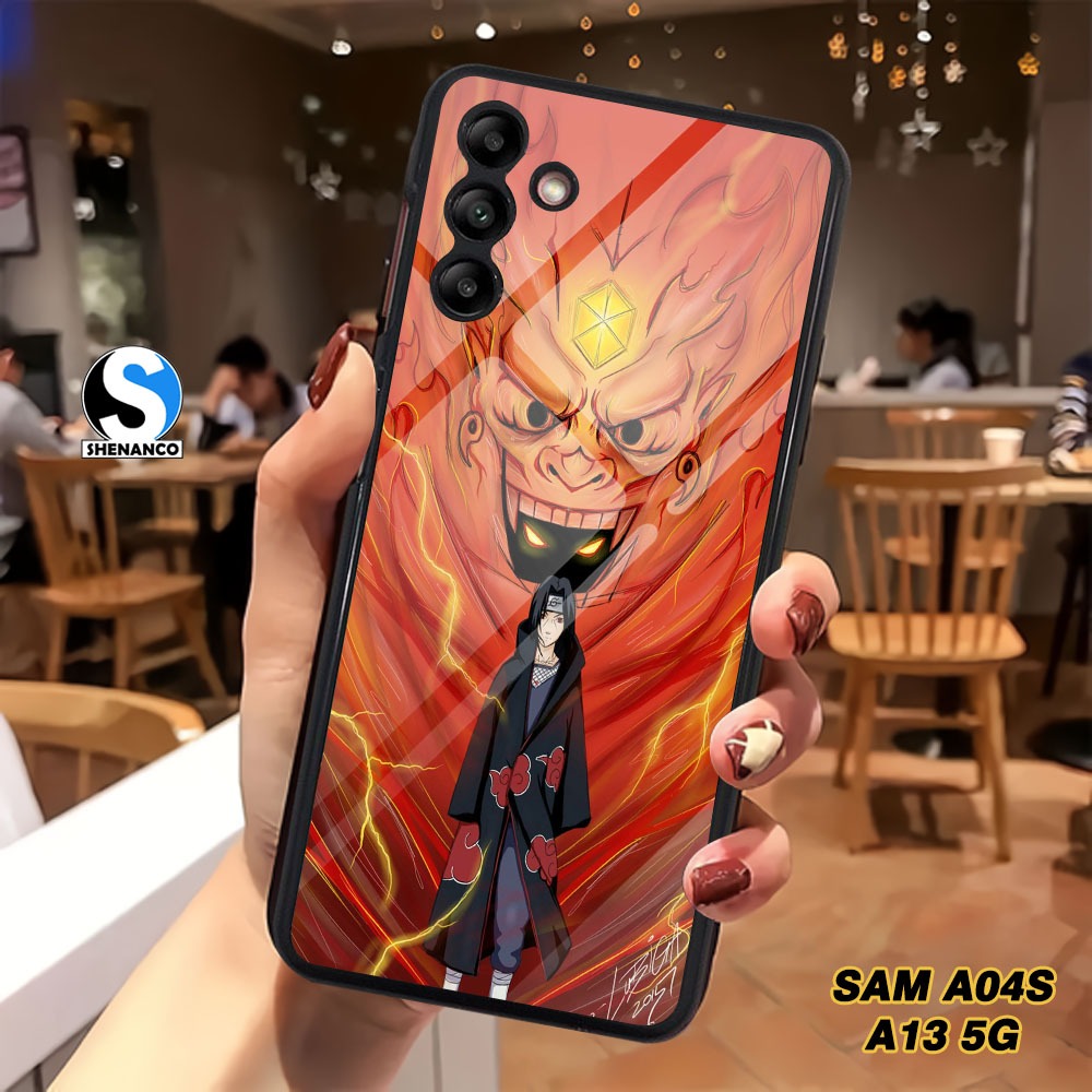 COD Case Samsung A04s A13 5G Terbaru Casing Hp Motif Anime Itachi Aesthetic Gambar Wallpaper Custom 