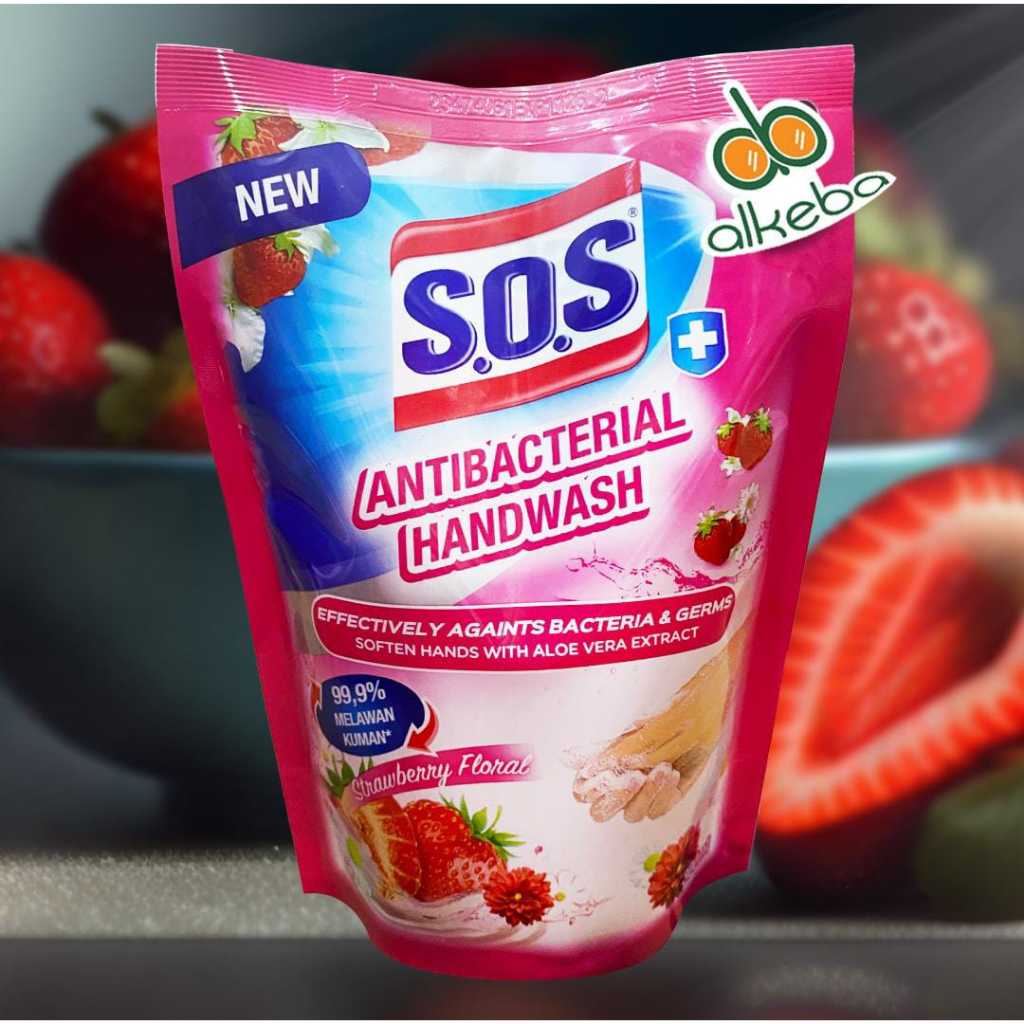 SOS Handsoap Refill Pouch 300 ml Sabun Cuci Tangan