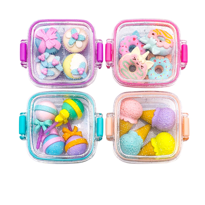 

8615 Penghapus karakter candy lollipop cupcake anak perempuan sensory play mainan anak