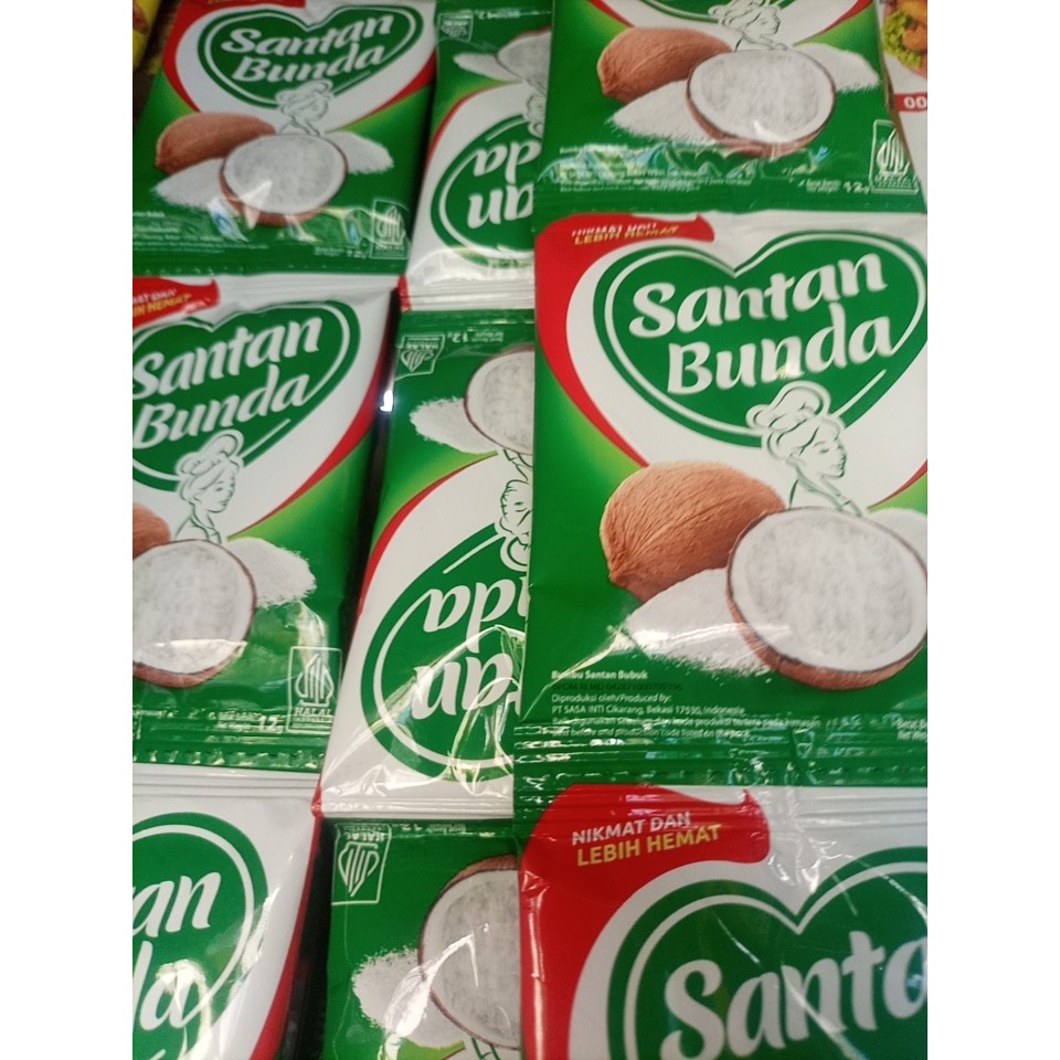 

Santan Bunda Satu Renceng 12gr x 10 Sachet