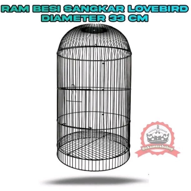 RAM BURUNG LOVEBIRD 33 CM  BESI REPLIKA OTAGON