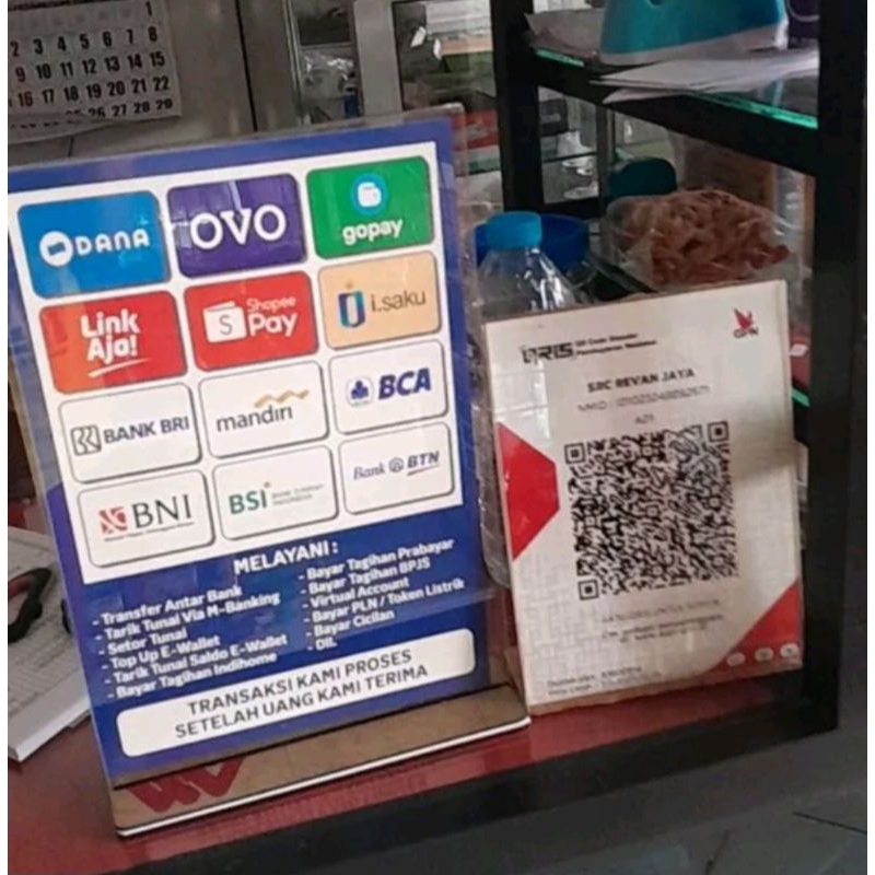 

Akrilik + STIKER Konter Dana Ovo Dll