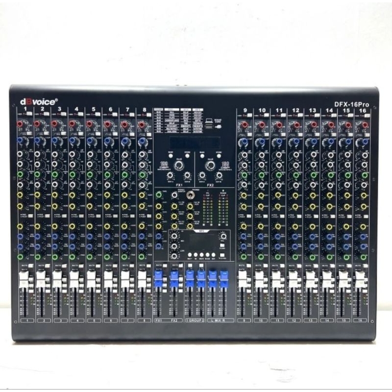 Mixer dB Voice DFX 16 PRO Original dfx16pro 16 Channel Dbvoice DFX 16PRO