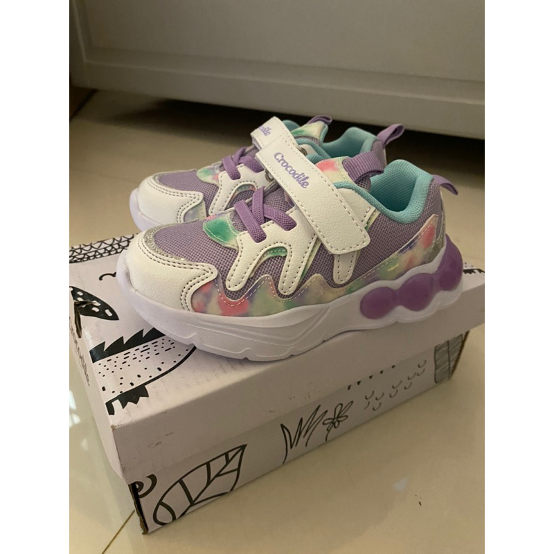 Sepatu Anak Lampu LED Crocodile Original