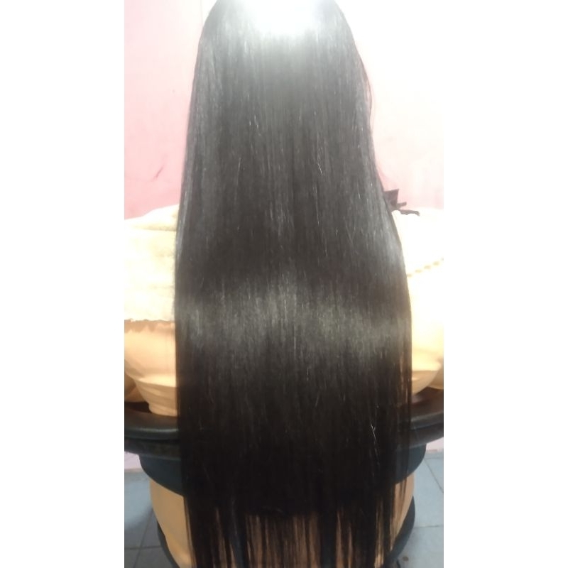 rambut sambung asli 100% panjang 40 cm