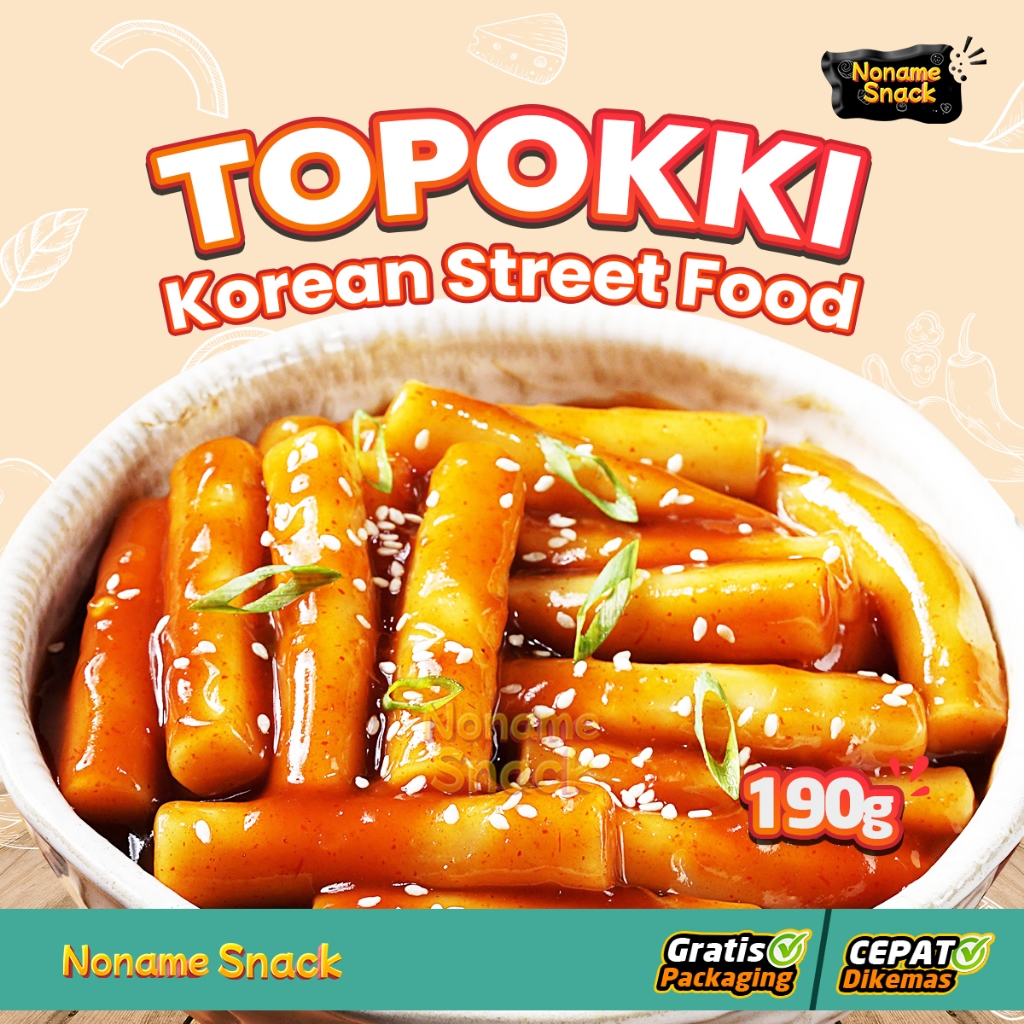 

Topokki Instan Halal Cikemam Tteokbokki Korean Food Instant