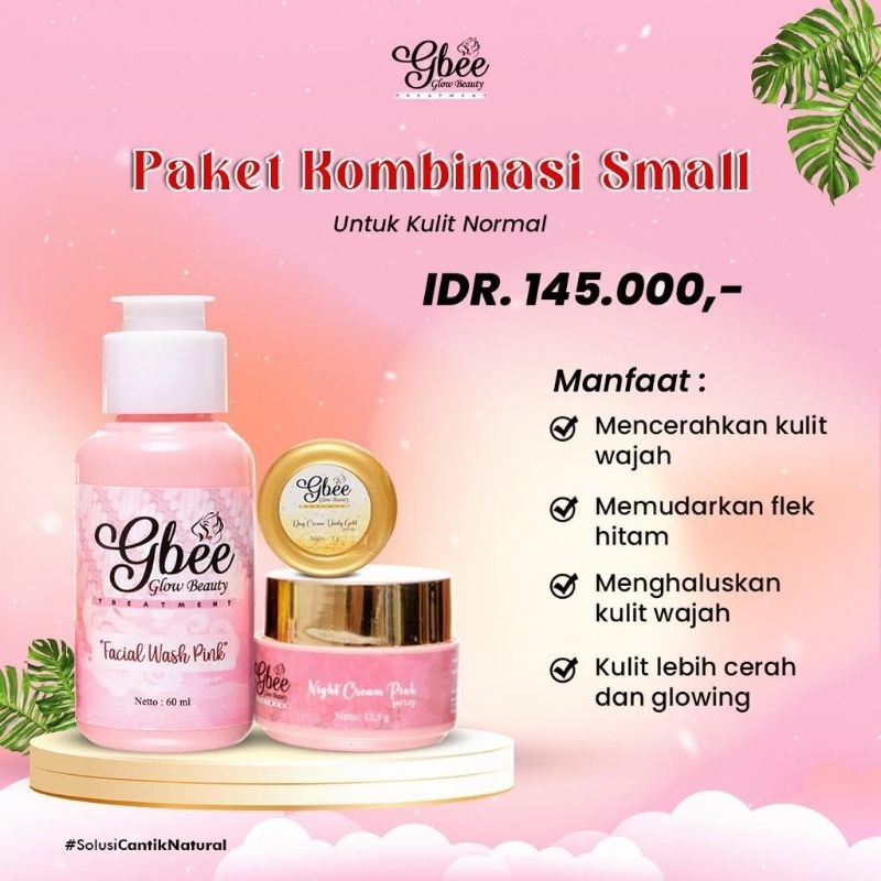 GBEE PAKET KOMBINASI SMALL || SKINCARE GBEE ORI