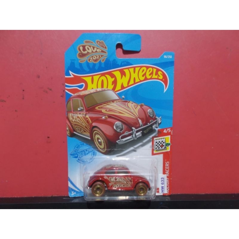 Diecast VW Hot Wheels Volkswagen Beetle Love Bug 2021