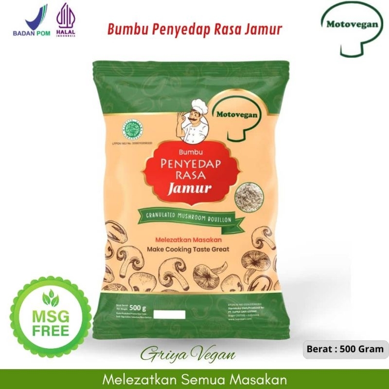 

Motovegan Kaldu Jamur No MSG 500Gram