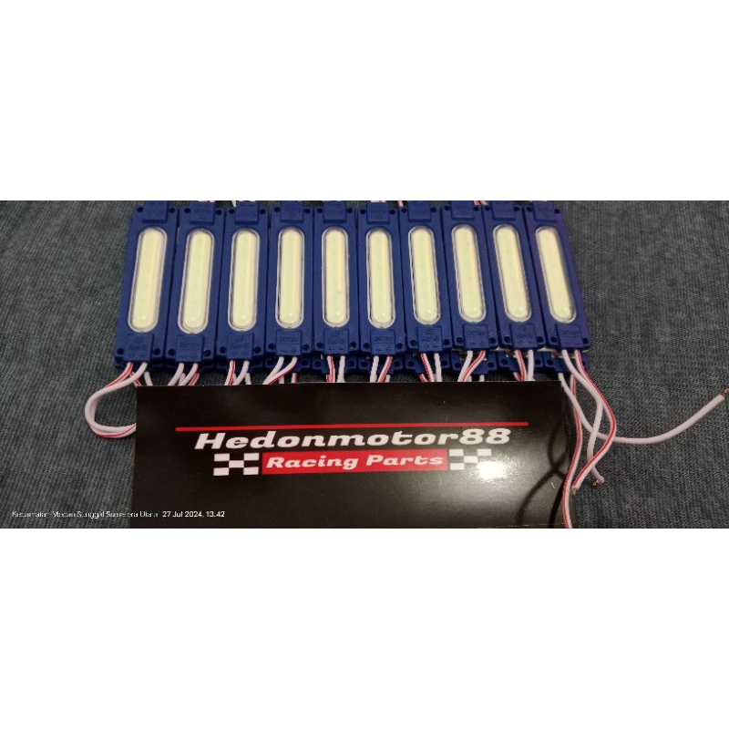 LED Lampu variasi kolong motor mobil truk kaca 6 LED 12V