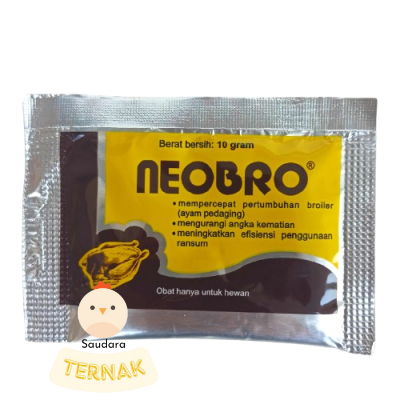 Neobro 10 gram Vitamin Suplemen Penggemuk Ayam Broiler Medion
