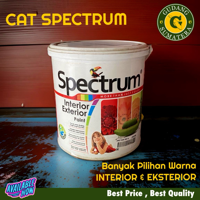 CAT TEMBOK INTERIOR EKSTERIOR SPECTRUM 5 kg / WARNA TINTING
