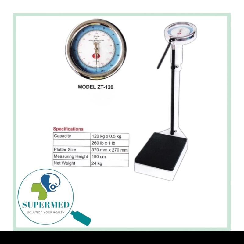 Timbangan Tinggi Badan Gea ZT-120 / Timbangan Smic ZT-120