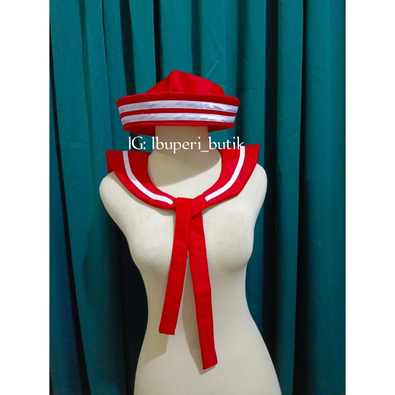 Kostum Sailor Merah Putih Agustusan untuk Anak dan
