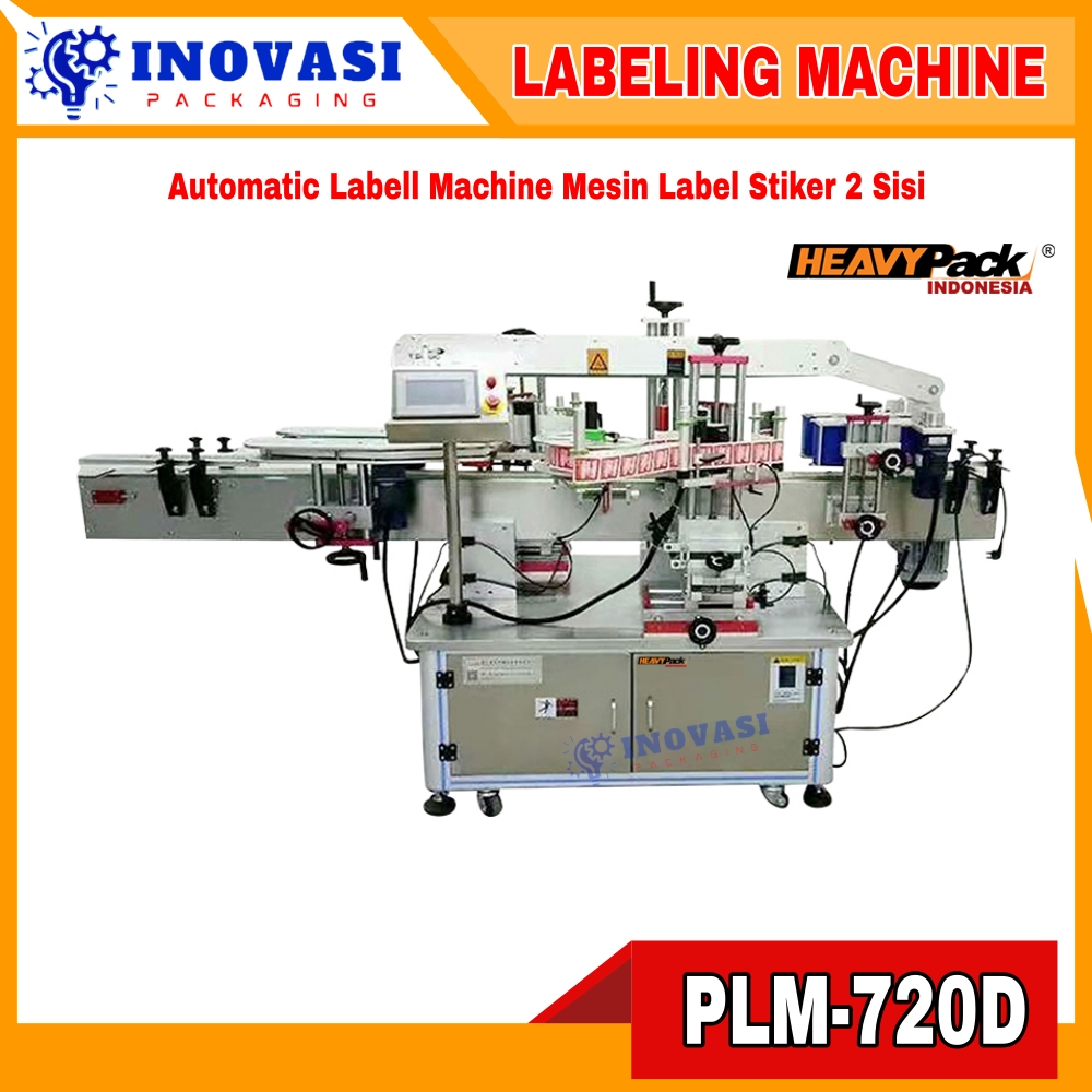 

HEAVYPACK PLM-720D Automatic Labeling Machine Mesin Label Stiker 2 Sisi