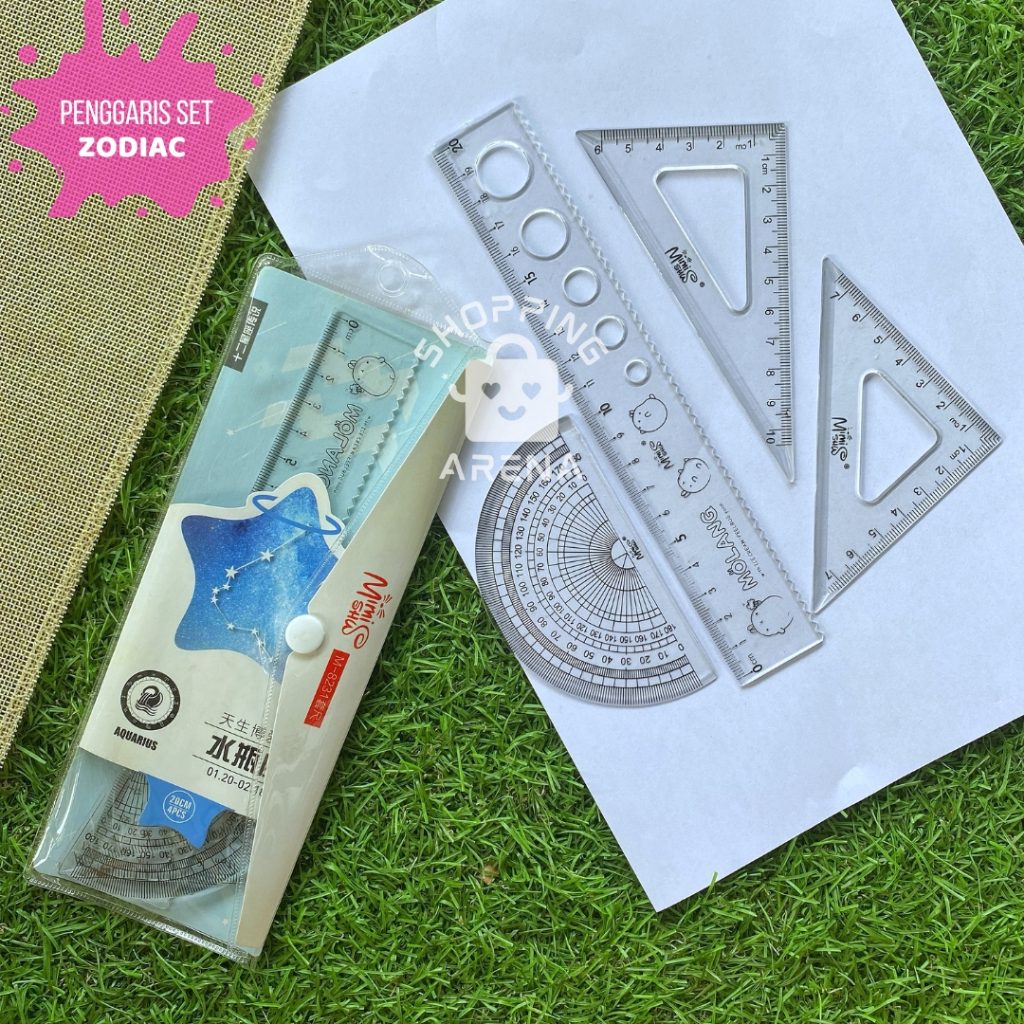 

Penggaris Set ZODIAK ZODIAC 20cm Plastik Ruler 4 in 1 Garis Garisan School Office Serbaguna Lengkap Busur Segi Lima Siku Mistar Alat Kelengkapan Sekolah Kantor Mudah Dibawa Simple Simpel Ringan Murah Art Seni Math Matematika Mathmatics Shopping Arena