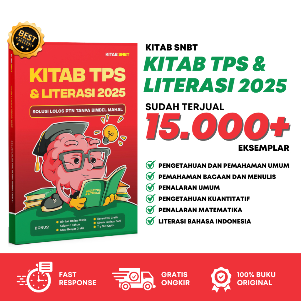 KITAB TPS & LITERASI SNBT 2025 + BIMBEL ONLINE