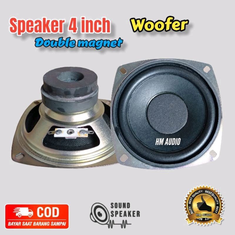 Speaker 4 inch Woofer Bass