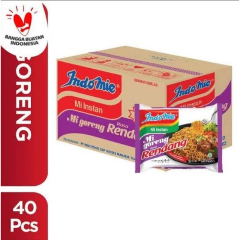 

Indomie Mie Goreng Ayam Rendang 1 Dus Isi 40 Pcs