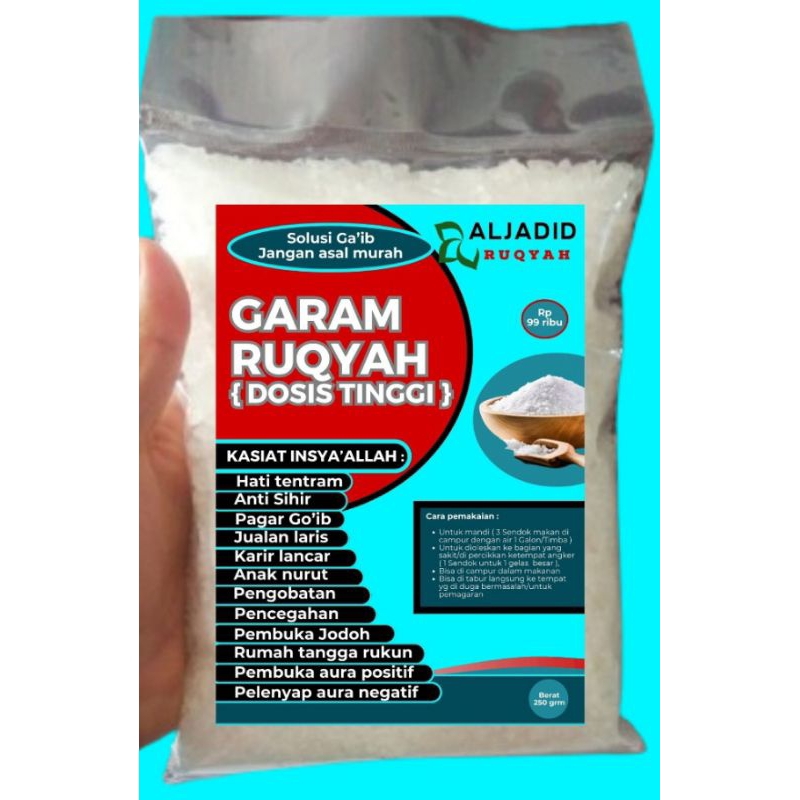 

GARAM RUQYAH DOSIS TINGGI