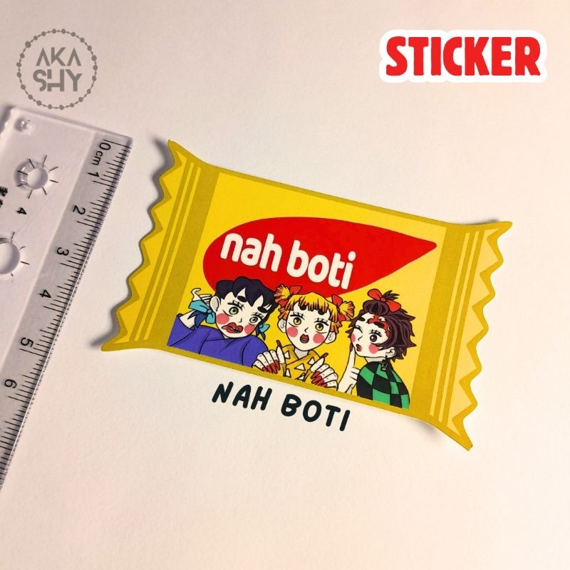 

[1pcs] Stiker Nah Boti Tanjiro Kamado Zenitsu Agatsuma Inosuke Hashibira Demon Slayer Kimetsu no Yaiba Stiker/ Sticker Kimetsu no Yaiba Demon Slayer Nah Boti Tanjiro Kamado Zenitsu Agatsuma Inosuke Hashibira