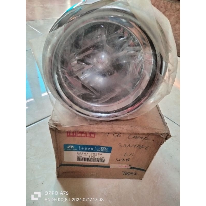 Foghlamp hyundai santafe old