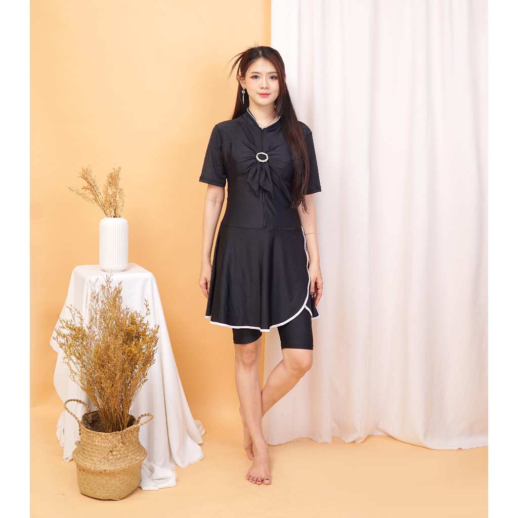 WUWUNGMAS - Baju renang wanita Baju renang dewasa Baju renang rok Diving rok Baju renang cantik