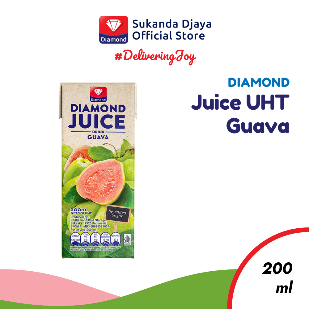 

Diamond Juice UHT Guava Unsweet 200 ML