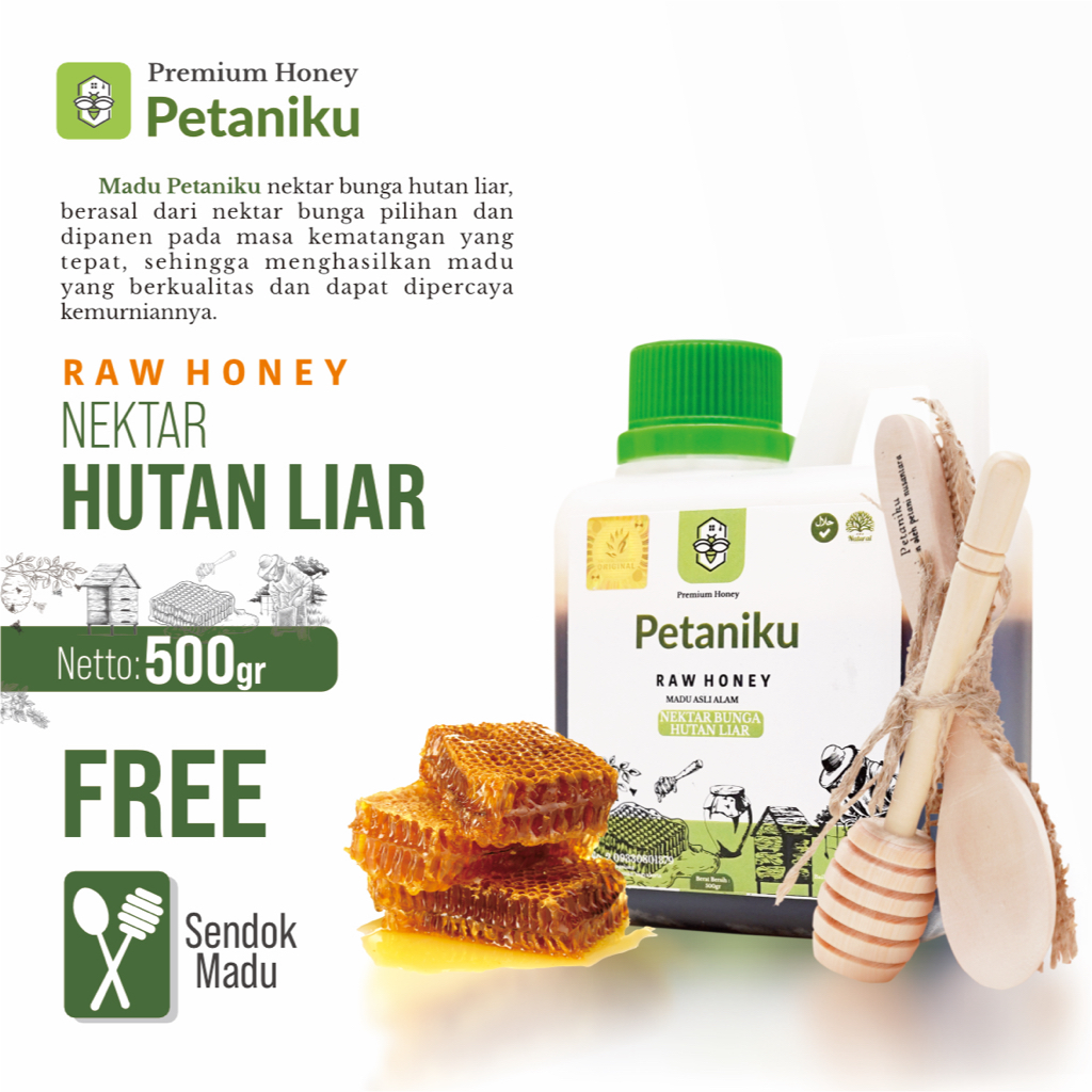 

Madu Nektar Hutan Liar Petaniku 500 Gr Kualitas Premium Asli 100% Grade A - Murni, Alami, dan Menyehatkan