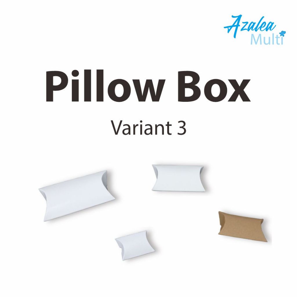 

PIllow Box Variant 3 / Kotak Souvenir / Kotak Kado / Kotak Kemasan / Kemasan Souvenir