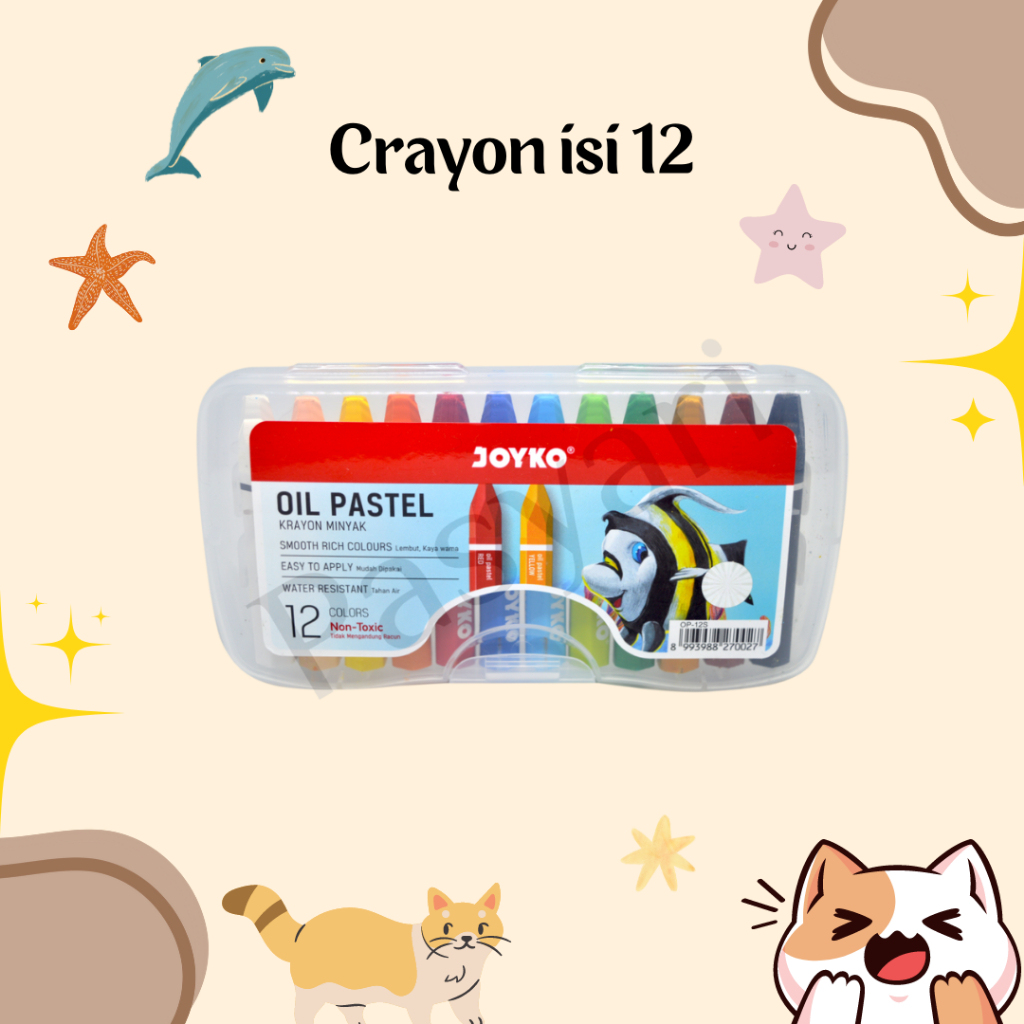 

Crayon Oil Jokyo Pensil Pastel Crayon