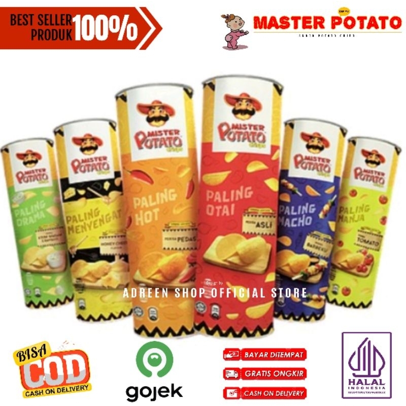 

[ 100% BEST SELLER ] MISTER POTATO ANEKA RASA