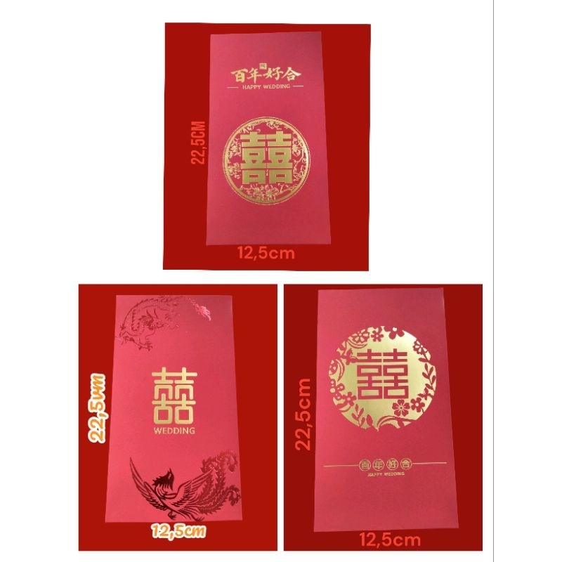 Angpao besar/ angpao wedding Shuang Xi/ 1pcs