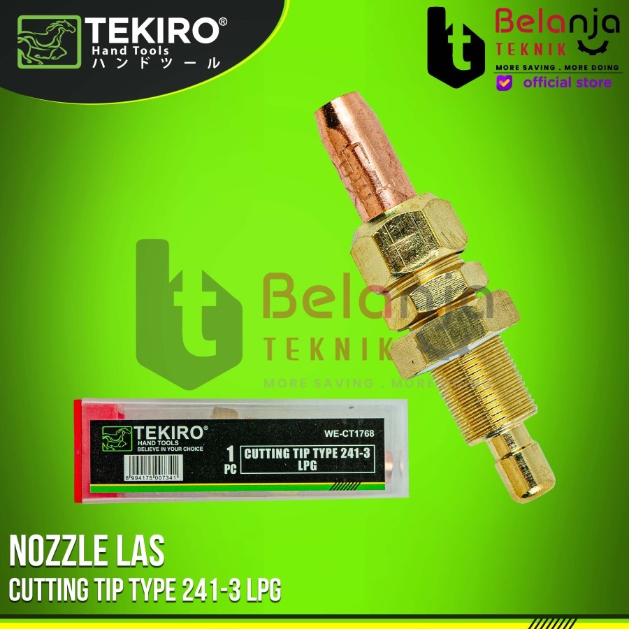 Tekiro Nozzle Las Acetylene Type 241-3 Blender Potong Cutting Tip