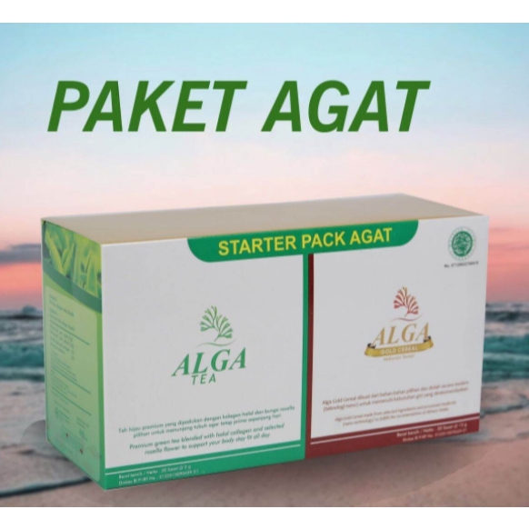 

Paket Agat Kolagen (Alga Gold Sereal & Alga Tea)