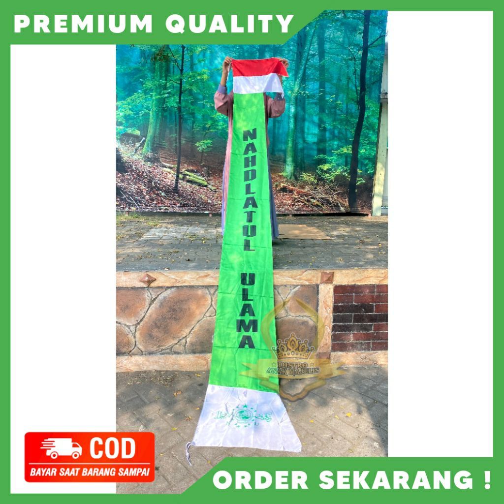 Umbul Umbul Nahdlatul Ulama / Umbul Umbul NU Termurah / Umbul Umbul Nahdhatul Ulama / Bendera NU Pan